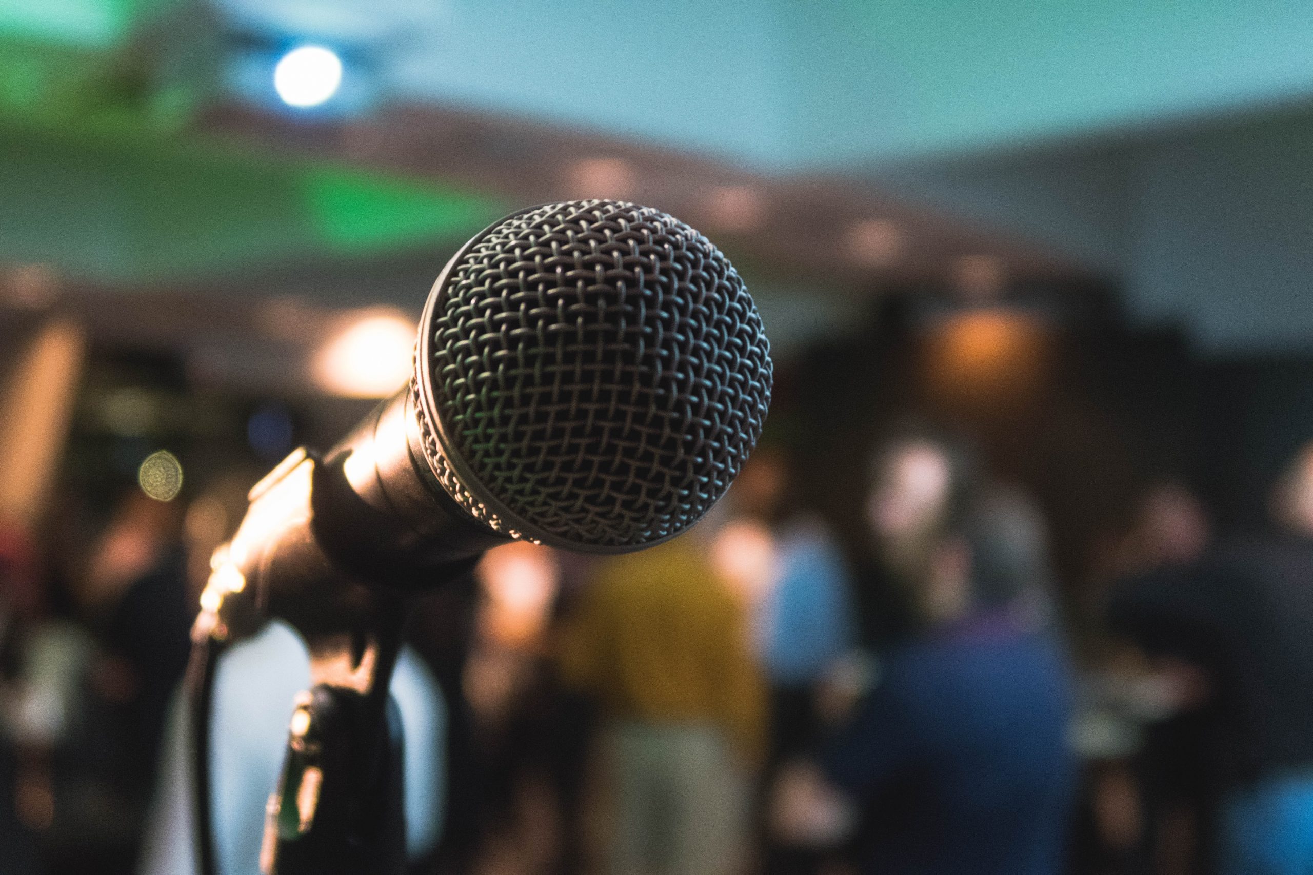 microphone for speaking event